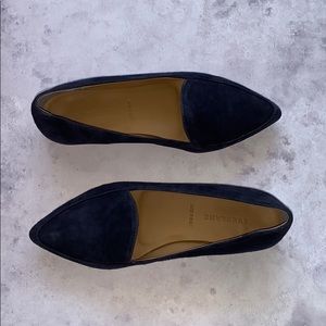 Everlane Navy Suede Loafer